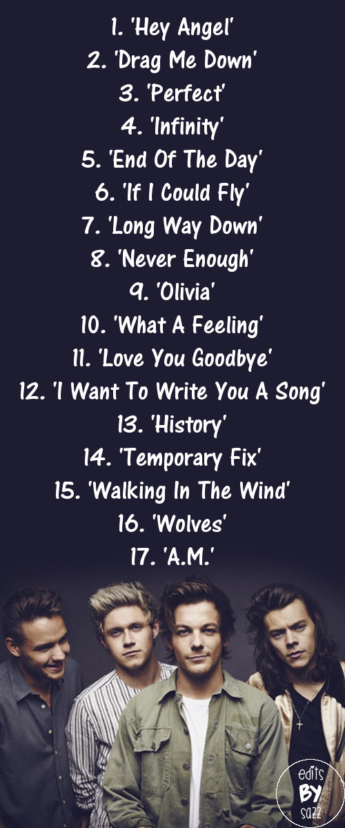 made in the am album tracklist