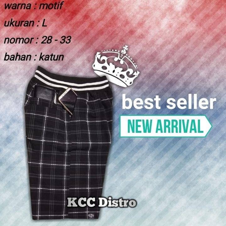 Untitled  Celana  pendek  pria kolor  motif ukuran  L 