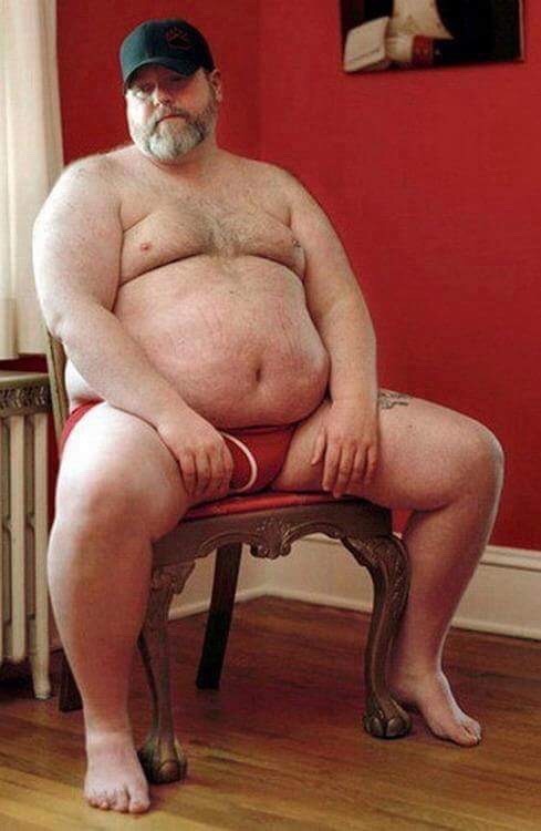 Sexy daddy chubby long hair