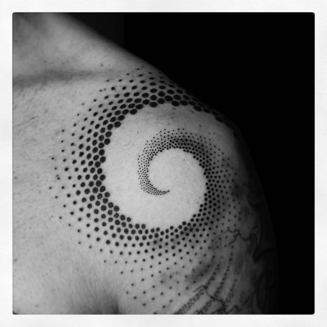 Blackbindu Tattoo Art Swing On The Spiral Dottattoo