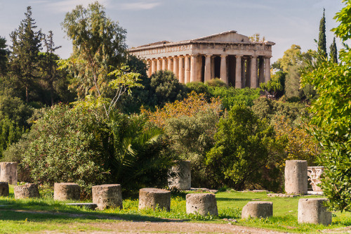 via-appia:Views of the Temple of Hephaestus or Hephaisteion...