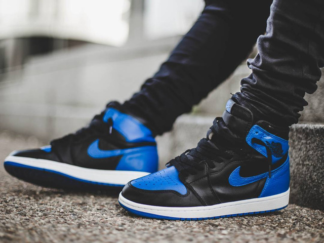 air jordan 1 retro blue and black