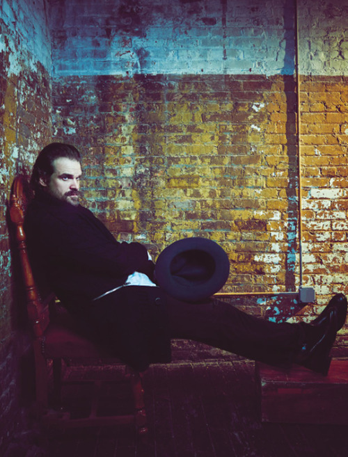 andydwyeer:David Harbour photographed by Andrew Boyle for...