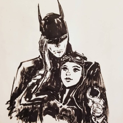 brizlart:“Not this time Catwoman.” #inktober #inktober2018...