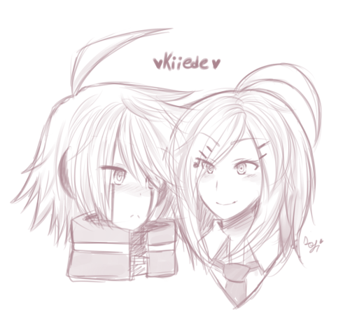 kiibo x kaede | Tumblr