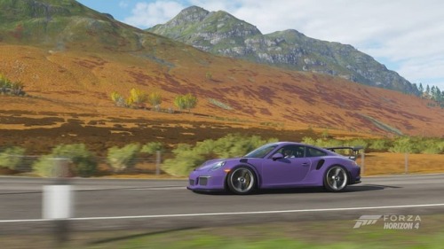 The factory purple color for the GT3 RS is simply the best....