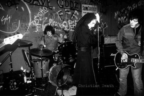 postpunkindustrial:Christian Death -1982Take me: I’m yours