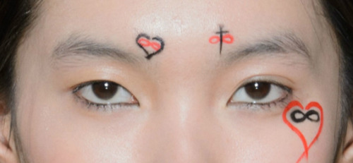 lamorbidezza:Makeup at Giamba Fall 2015 