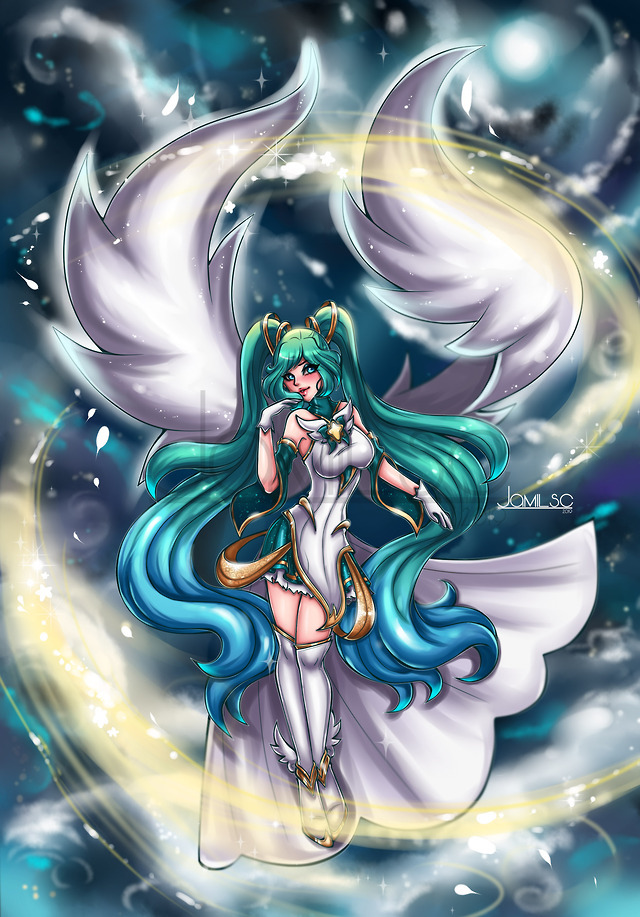 Jamilsc11 Lol — League of Legends: Fan art skin Star Guardian Sona...