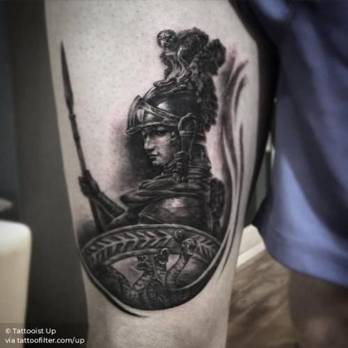 Fresh and healed Greek Mythology sleeve by Tom Bates Cavalry Tattoo  studio Norwich UK  rtattoos