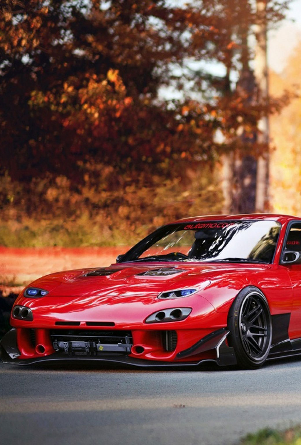 Mazda RX 7 FD красная