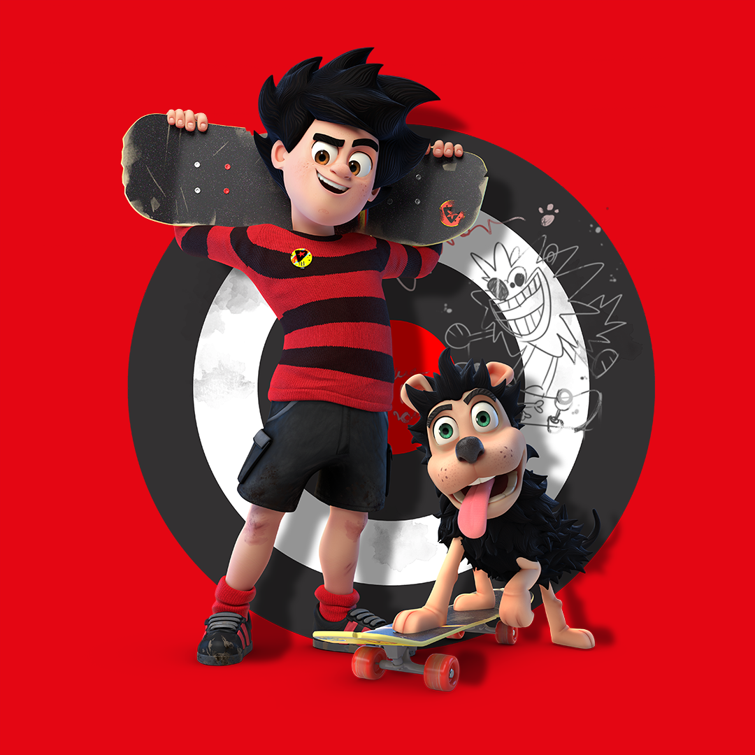 Kimcartoon to. Dennis and Gnasher unleashed. KIMCARTOON. Dennis & Gnasher unleashed! 2017. Denis and Gnasher PIEFACE.