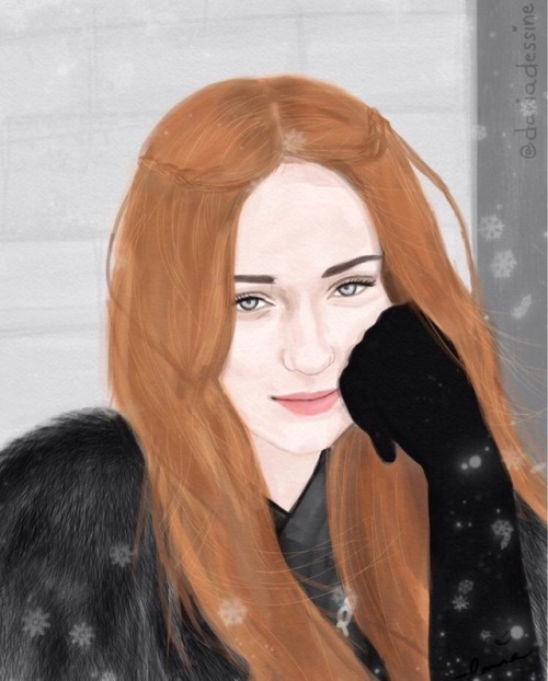 sansaskywalker:Beautiful Queen in the North art by...