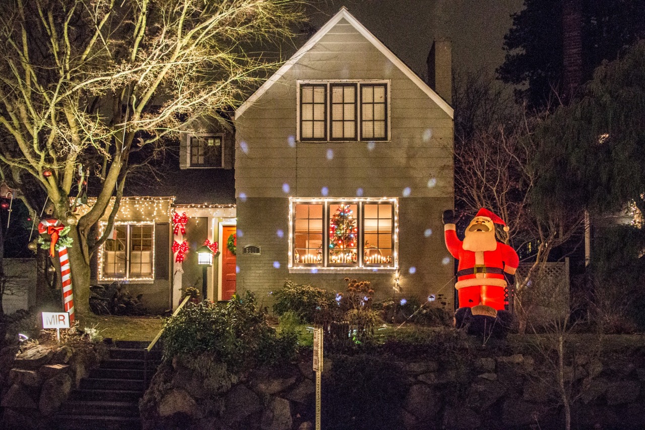 A TRULY ENORMOUS JOURNEY — Visiting Candy Cane Lane in Seattle. My