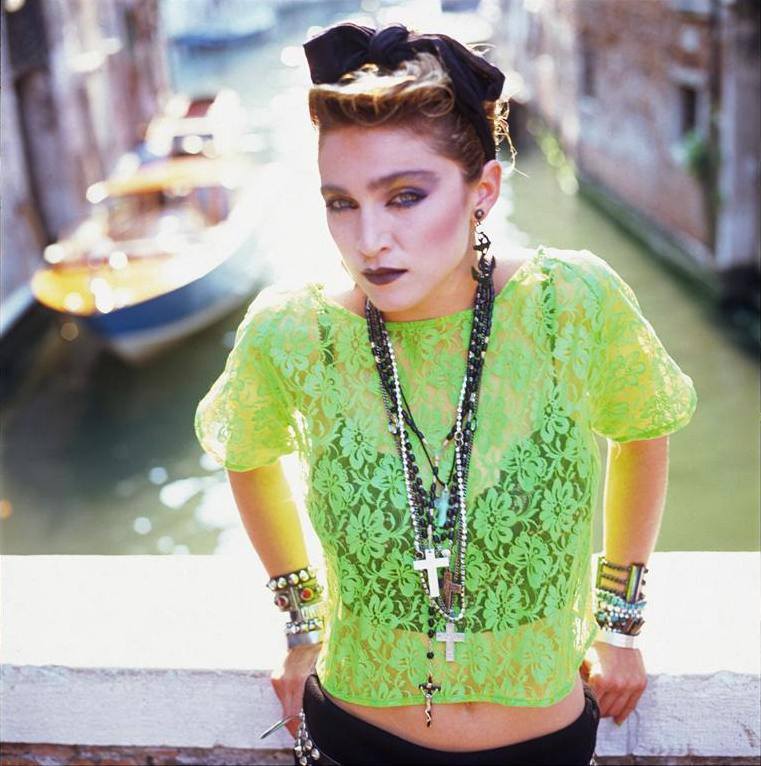 Madonna video shoot for “Like A Virgin” in Venice,... - Eclectic Vibes