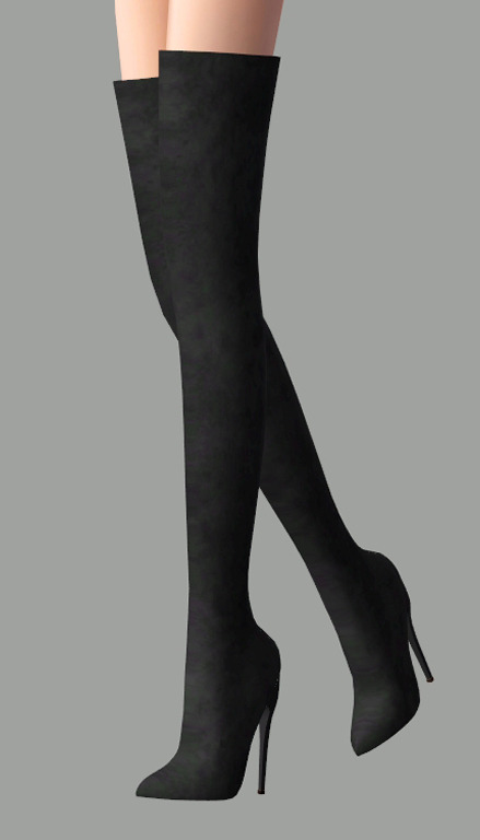 Emily Cc Finds J Urassica Kingk Thigh High Heels Fully