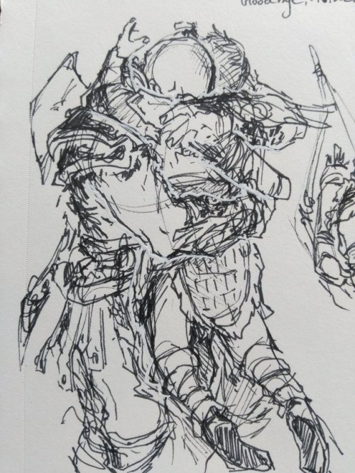 demi-pixellated:Slow day at work spent doodling God of War bc...