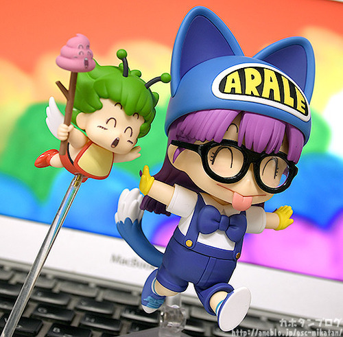 (【Dr.スランプ アラレちゃん】ねんどろいど「則巻アラレ 猫耳Ver.＆ガッちゃん」来週2日より予約受付開始 : figure...