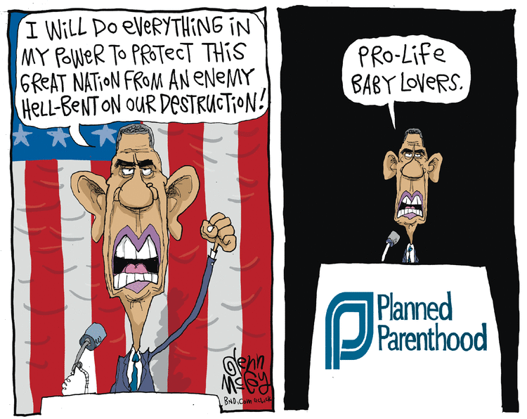 Image result for obama abortion cartoon