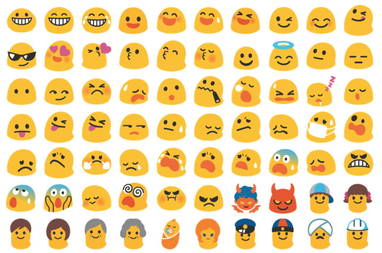 Android Emoji Conversion Chart