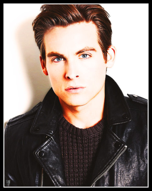 glamboyl:Kevin Zegers in Black Leather Jacket photo by Angel...