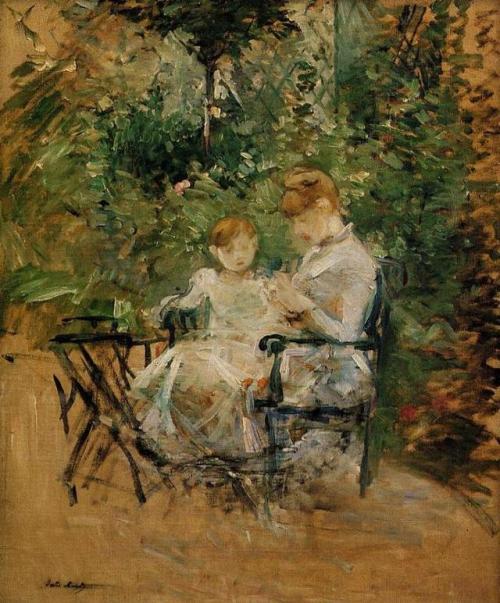 artist-morisot:In the Garden, Berthe MorisotMedium:...