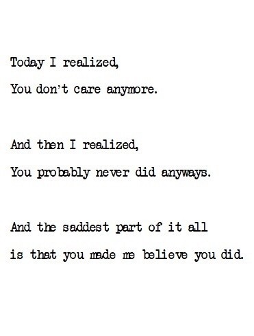 you never cared | Tumblr