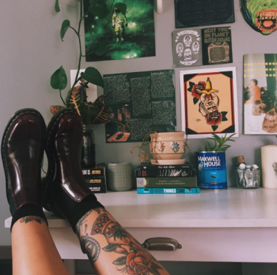 vegan dr martens breaking in