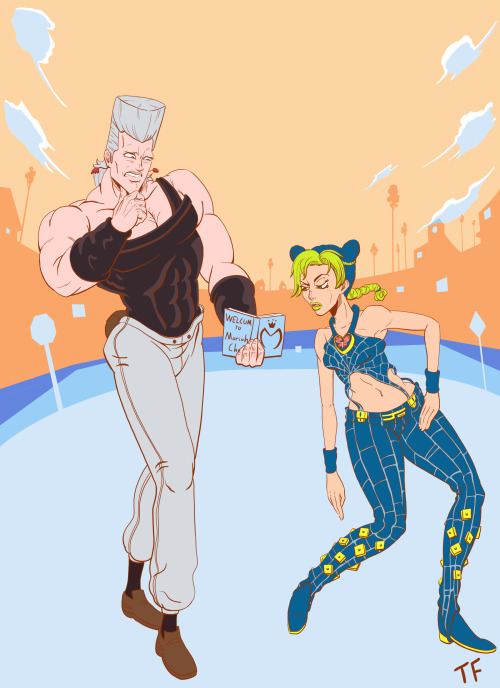 jojo& 039;s bizarre adventure jojo art au jolyne polenaref fanart Made by Travis