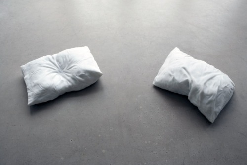 blue-voids:Valeska Soares - Duet, 2008 - Hand-carved marble