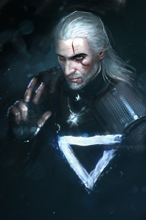 pixalry:The Witcher Portraits - Created by Anna Pazniuk