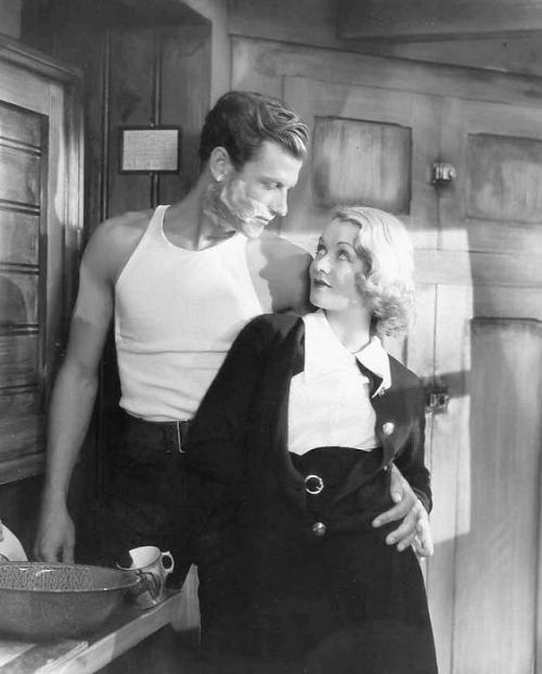 wehadfacesthen:Joel McCrea and Constance Bennett in Bed of...