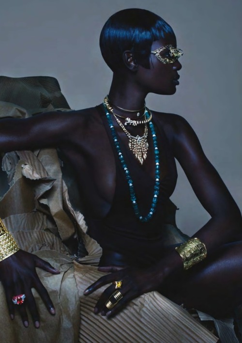 pocmodels:Duckie Thot by Nick Knight for Vogue UK - April 2019