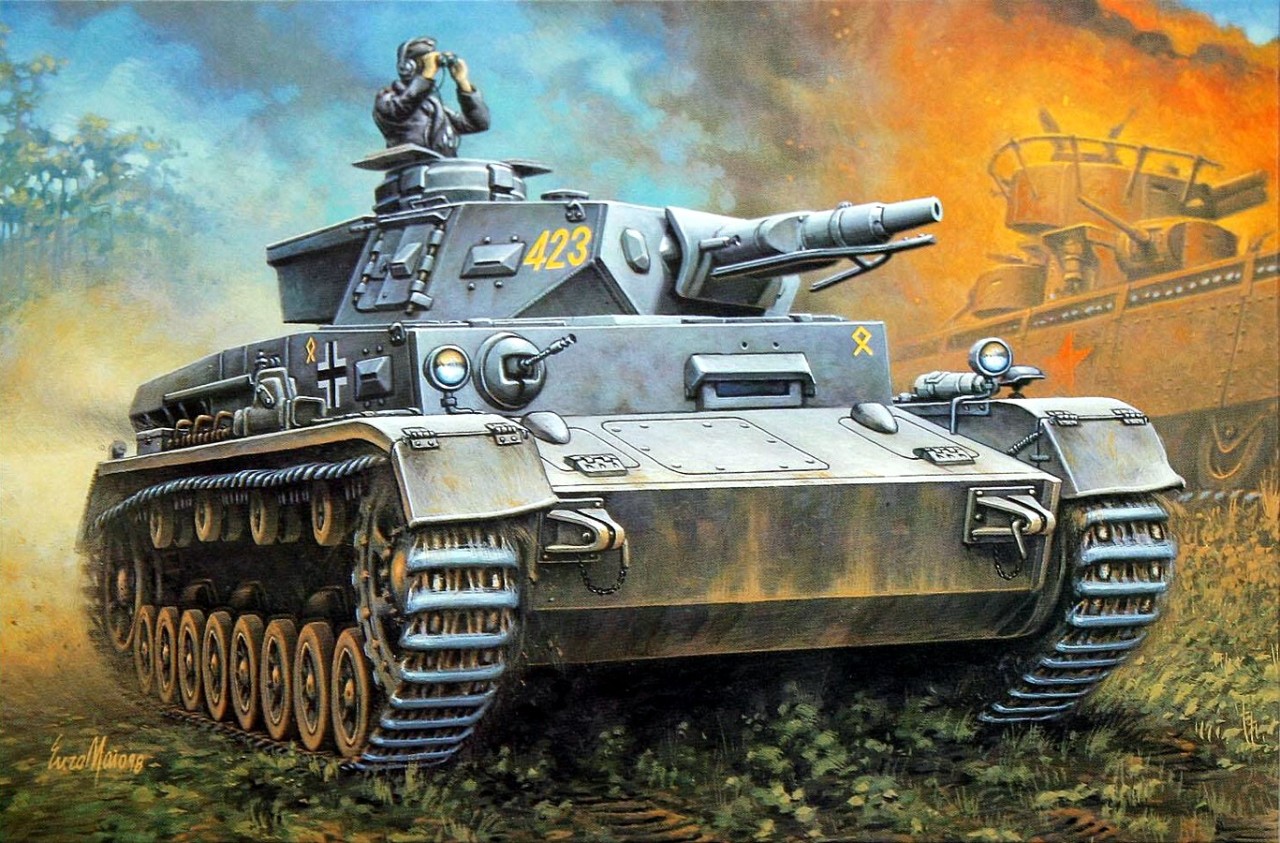 Pinturas de tanques: Segunda Guerra Mundial — 1941 Panzer IV Ausf F1 14 ...