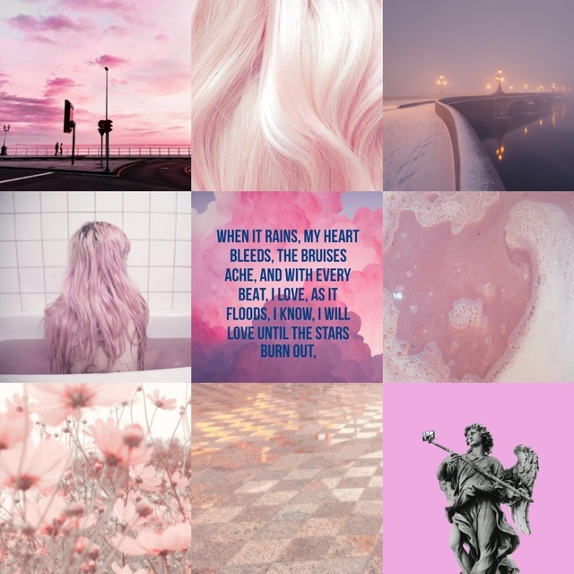 The Pink Goddess — A pink aesthetic mood board for a passionate pink...