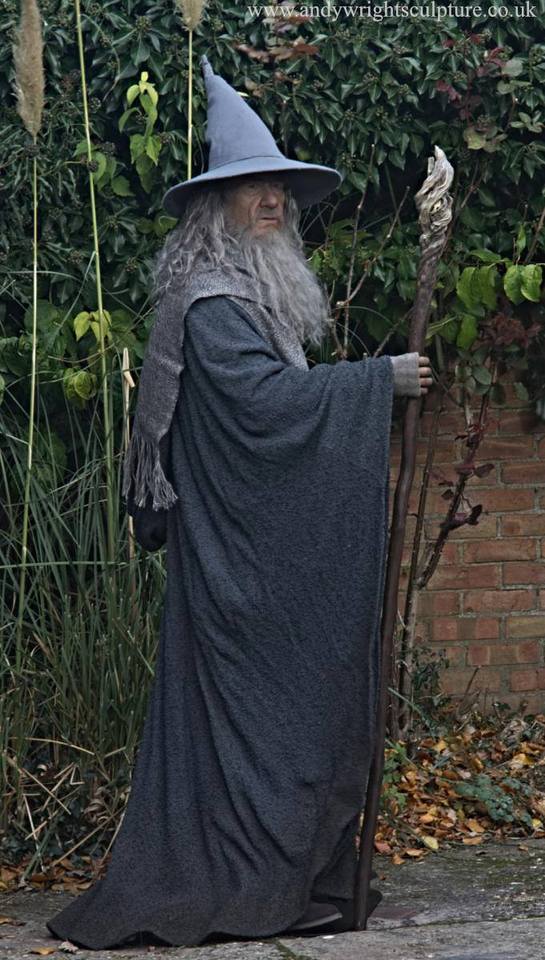 life size gandalf statue