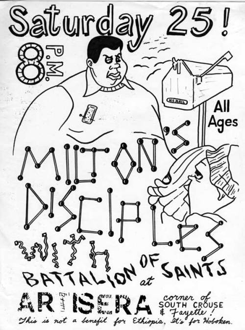 Milton’s Disciples + Battalion of Saints, Syracuse NY 1983