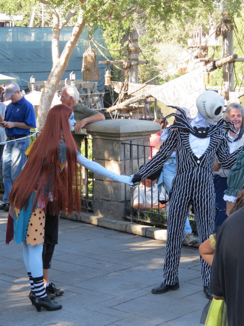 hardysmom:Jack and Sally at Disneyland 10/18/14 photos by me