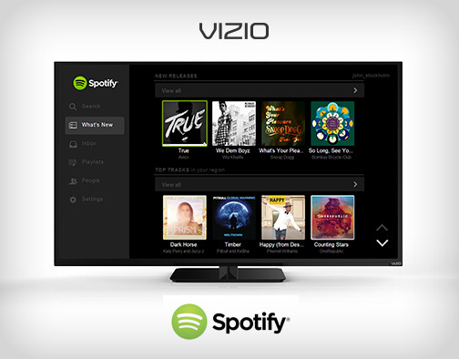download spotify app on vizio smart tv