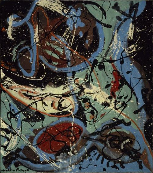 artist-pollock:Composition with Pouring II, 1943, Jackson...