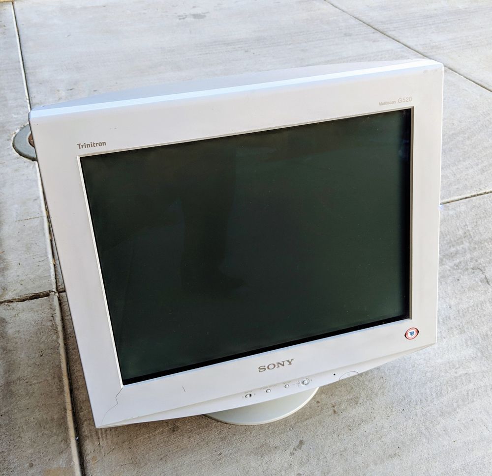 Monitor Pc Sony Multiscan 21CPD G520 CRT Monitor