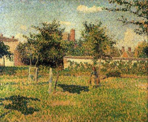 centuriespast:PISSARRO, CamilleWoman in the Orchard. Spring...