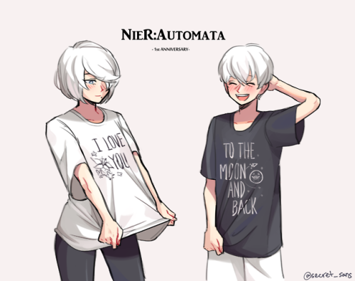 secret-sans:Drew this for Nier Automata’s first anniversary...