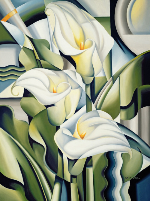 inland-delta:Catherine Abel, Cubist lilies, 2002