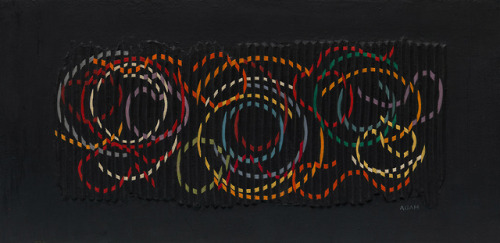 guggenheim-art:Meeting of Two Intensities by Yaacov Agam, 1960,...