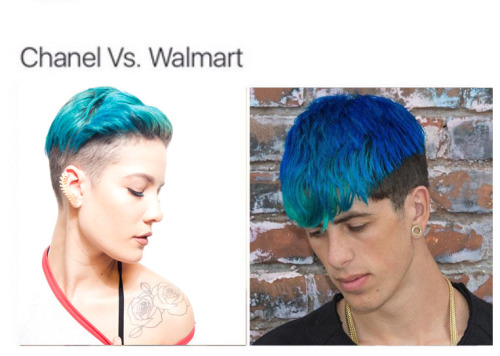 Blue Hair Undercut Tumblr - wide 1
