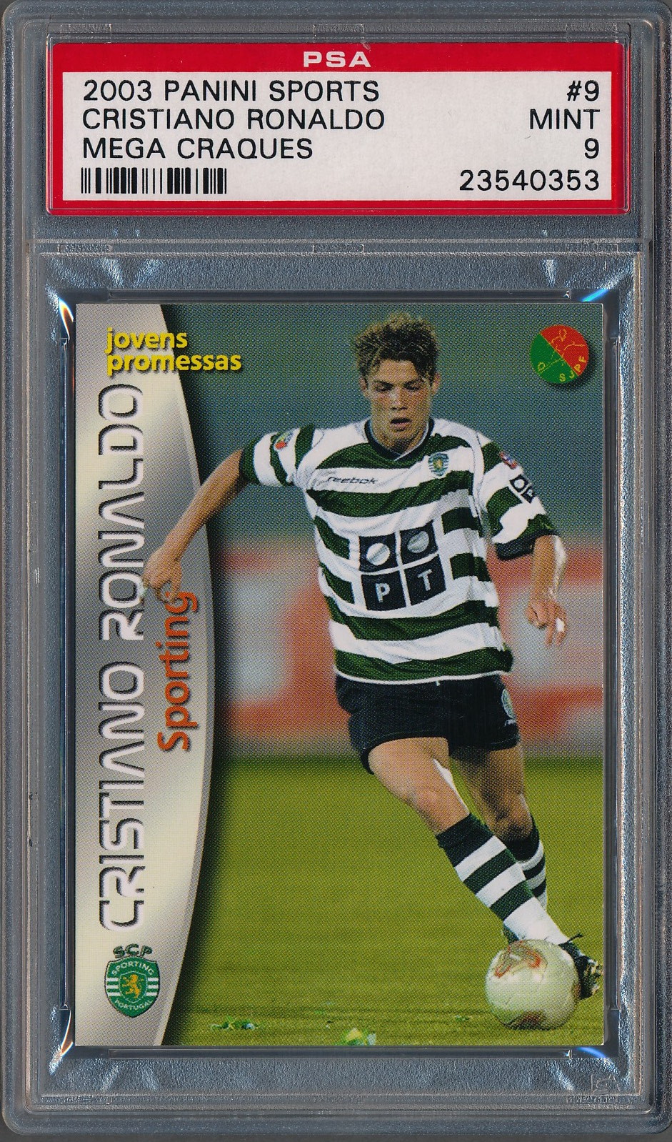 2003 Panini Mega Craques #137 Cristiano Ronaldo... - My Soccer Cards