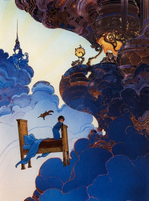 art-of-illlustration:Little Nemo in Slumberland by Moebius