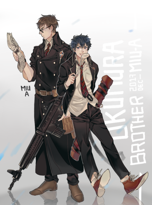 akira-akatsuki:Happy birthday okumura brothers (❈ಥДಥ)Pict by...