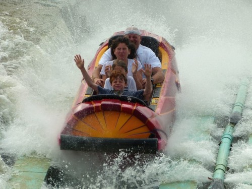 magic kingdowm log flume ride